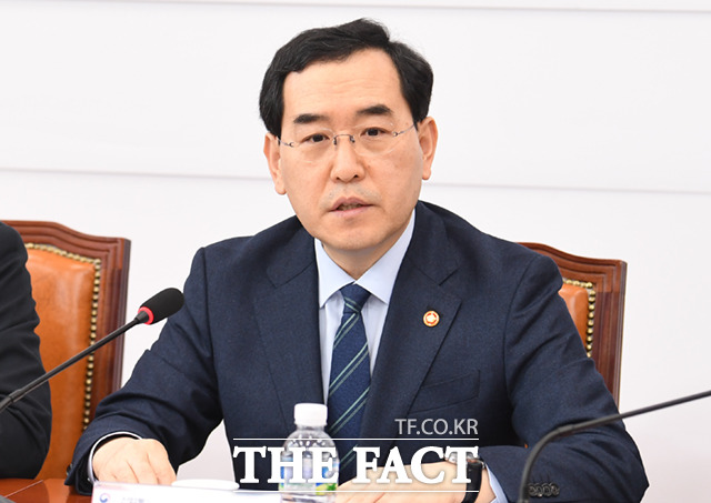 이창양 산업통상자원부 장관이 31일 서울 여의도 국회에서 열린 전기·가스 요금 관련 당정협의회에서 발언하고 있다.