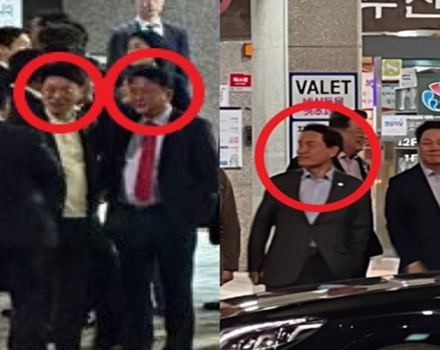 (왼쪽부터) 장제원 국민의힘 의원, 김영환 충북지사, 김진태 강원도지사. /온라인 커뮤니티 갈무리