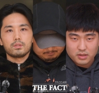  얼굴 공개한 '강남 납치살해범' 이경우·황대한·연지호 '검찰 송치' [TF사진관]