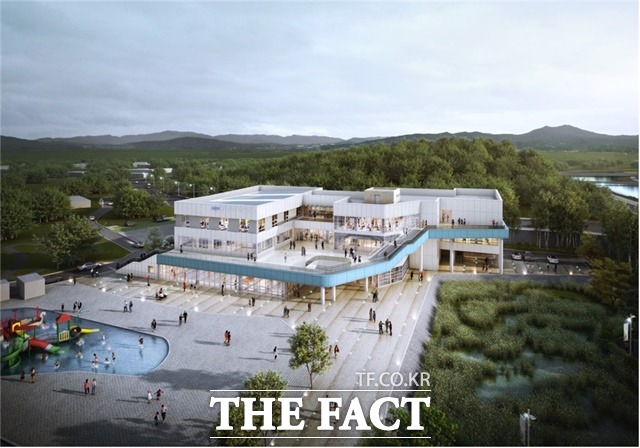 우주항공 국민체육센터 조감도./사천시