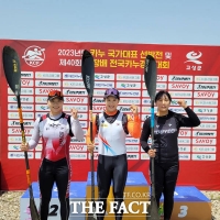  부여군청 카누팀, 여자일반부 국가대표에 3명 '승선'