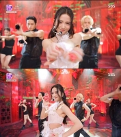  블랙핑크 지수, 솔로로 '만개'…'인기가요' 1위·음방 6관왕