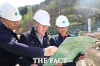  이승화 산청군수 상하수도 현장 점검…'양질의 물 공급과 깨끗한 수환경 조성'