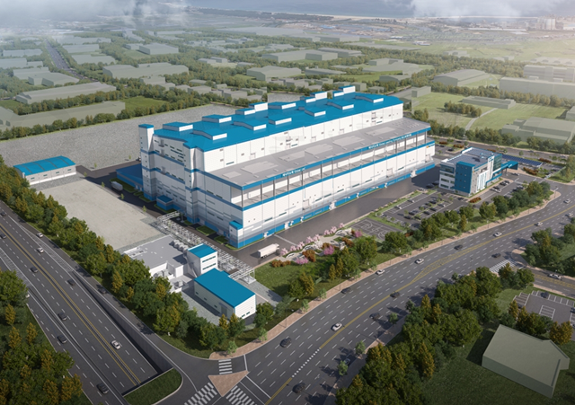 포스코퓨처엠이 배터리업계 최초로 3000억 원 규모의 한국형 녹색채권을 발행한다. 사진은 포항에 건설중인 양극재 공장 조감도. /포스코퓨처엠