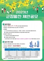  옥천군, 군정발전 제안 공모...오는 5월 16일까지