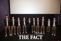  하윤수 교육감, 부산중앙고 농구부와 영화 ‘리바운드’ 관람