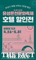  대전 유성구 5월 관광객에 숙박비 최대 5만원 지원 