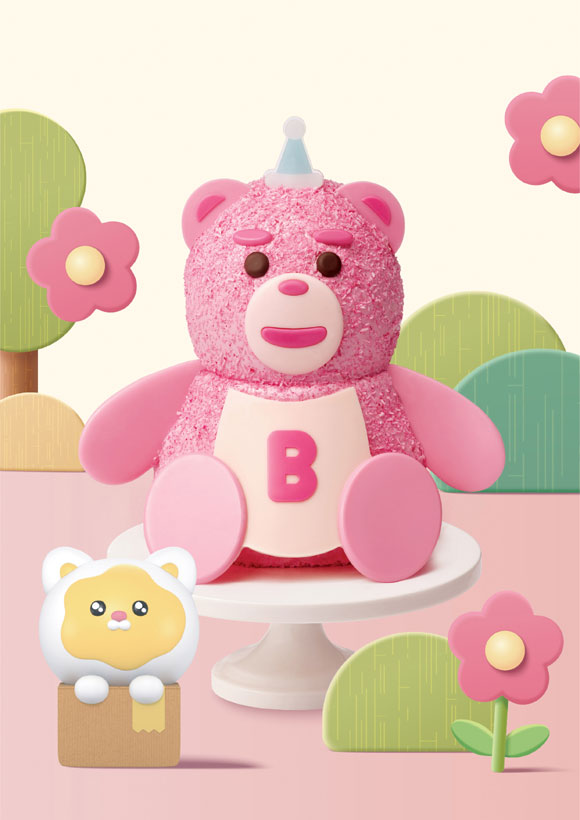 SPC 파리바게뜨가 인기 캐릭터 벨리곰과 협업한 케이크를 출시한다. /SPC