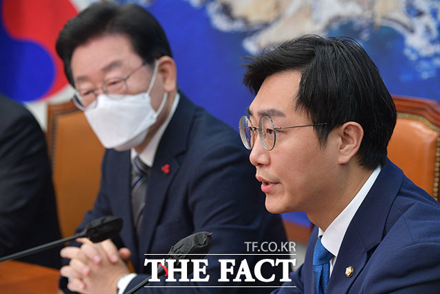 김건희 여사 조명 사용 의혹을 제기했다가 명예훼손 혐의로 송치된 장경태 더불어민주당 의원을 두둔한 발언으로 이재명 같은 당 대표가 경찰에 고발됐다. /남윤호 기자