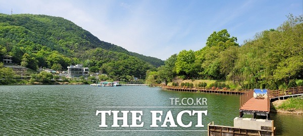 청주 명암저수지. /청주시.