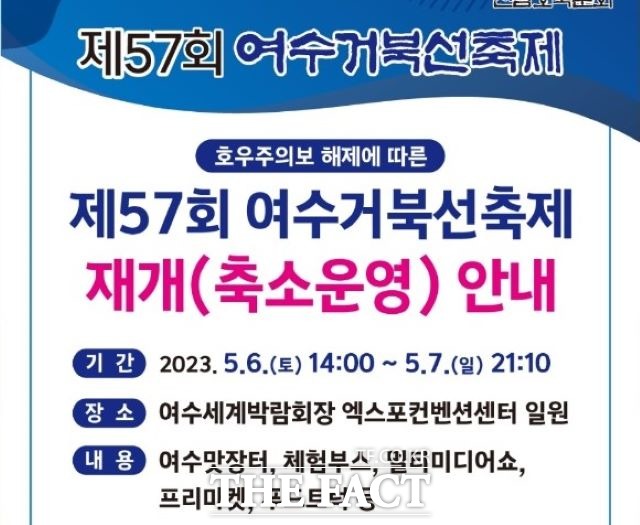 여수거북선축제가 연일 내린 비 때문에 행사 도중 주요 프로그램이 취소되는 등 차질을 빚었다. 또 축제위원회의 섣부른 판단에 따른 반발 등이 겹쳐 초라한 행사로 전락했다는 비판을 받고 있다. /축제위 홈페이지