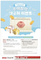  BNK경남은행, '주택청약종합저축 바우처 이벤트' 진행