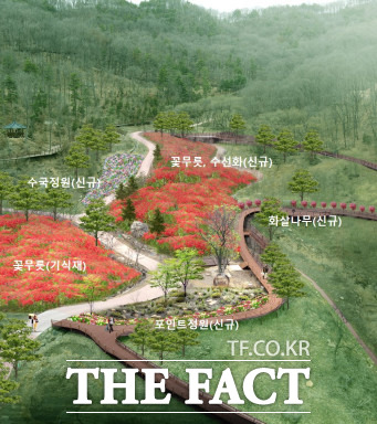 대전시는 중구 무수동에 위치한 대전 치유의 숲에 꽃무릇, 수선화, 나무수국, 거제수국 등을 식재해 ‘치유의 꽃 정원’을 조성한다. / 대전시