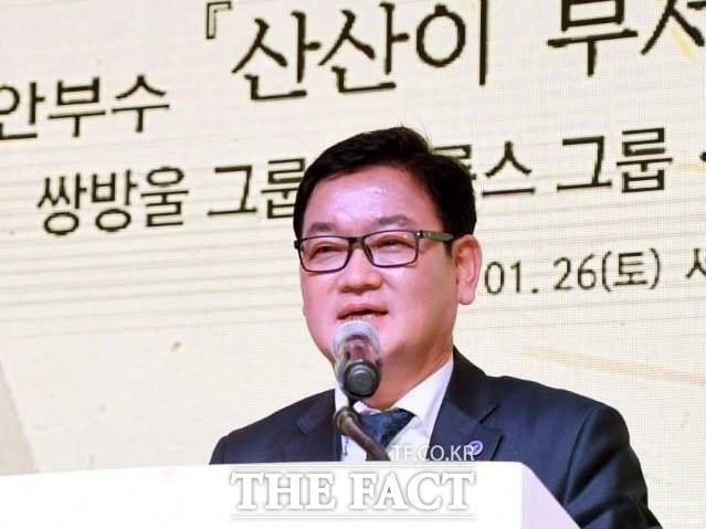 쌍방울 대북송금 의혹에 연루된 안부수 아태평화교류협회 회장이 1심에서 징역 3년6개월을 선고받았다./안부수 회장 페이스북