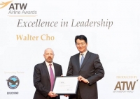  조원태 한진그룹 회장, ATW '올해의 항공업계 리더십상' 수상