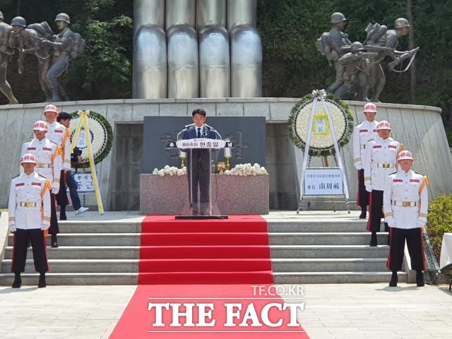  김동근 의정부시장, 취임 후 첫 추념식...