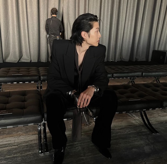 배우 이종원이 최근 베를린에서 열린 남성 패션쇼에 참석했다. /에코글로벌그룹 제공