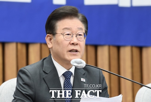 이재명 대표는 19일 교섭단체 대표연설에서 사정 당국을 향해 체포동의안으로 민주당의 갈등과 균열을 노리는데 이제 그 빌미마저 주지 않겠다고 밝혔다. /이새롬 기자