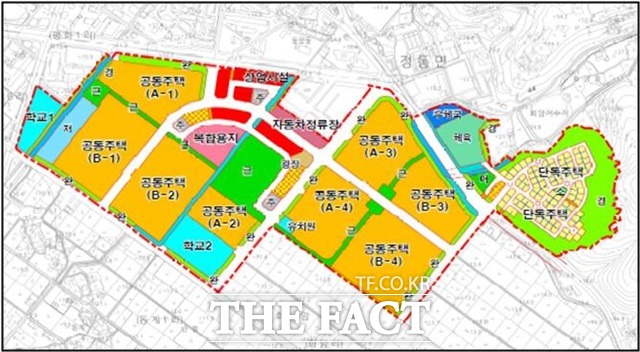 사천 선인 공공주택지구 조성사업 계획도/사천시