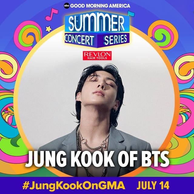 방탄소녀단 정국이 GMA가 주최하는 2023 Summer Concert Series 첫 주자로 나선다. /GMA 제공