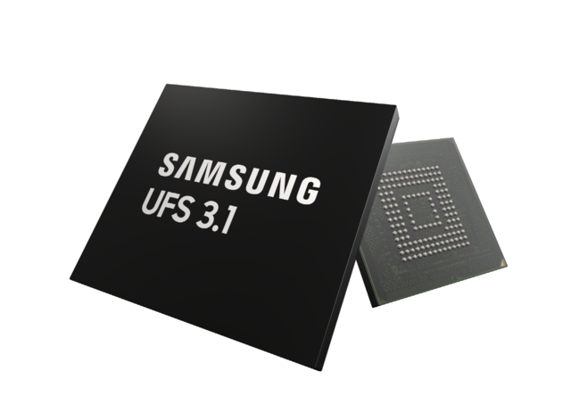 삼성전자가 업계 최저 소비 전력을 가진 차량용 인포테인먼트 UFS 3.1 메모리 솔루션 양산을 시작했다. /삼성전자