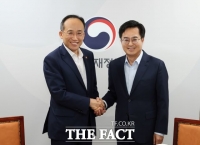  김동연, 추경호 경제부총리에 GTX A노선 조기 개통 등 국비 지원 요청