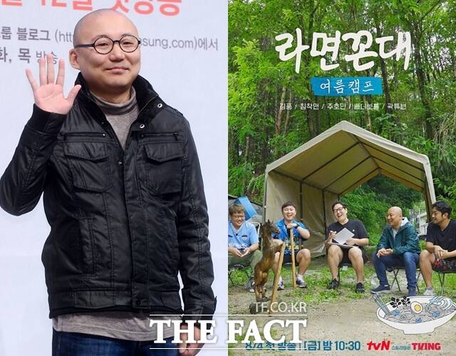 주호민(왼쪽)이 특수교사를 아동학대 혐의로 고소해 논란이 되고 있는 가운데, 그가 출연하는 라면꼰대 여름캠프가 결국 방송 편성을 무기한 연기했다. /더팩트 DB, tvN