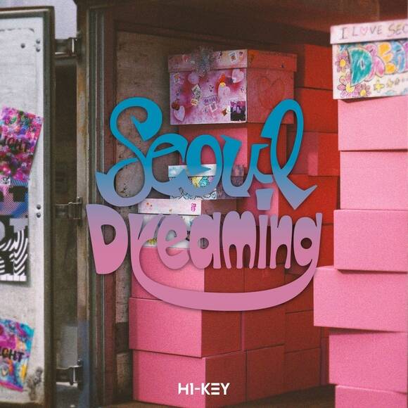 하이키는 분홍색 선물 상자가 가득 담긴 Seoul Dreaming 티저 이미지를 공개해 호기심을 자극했다. /GLG