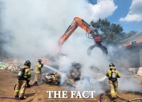  성주 폐기물 처리 공장서 불…2800여만원 재산피해 