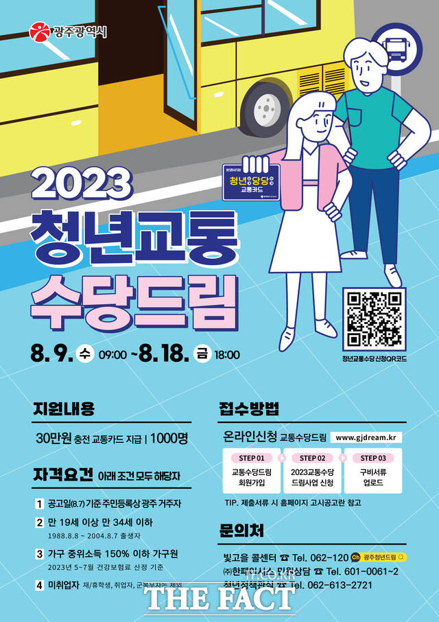 2023 청년교통 수당드림 포스터./광주시