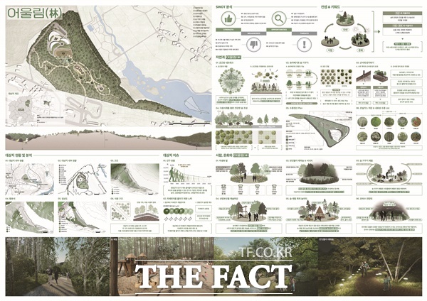 지난해 도시숲 설계 공모전에서 최우수상을 받은 어울림. / 산림청