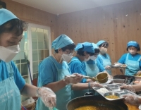 영웅시대 봉사나눔방 '라온', 로뎀의집 26번째 급식봉사