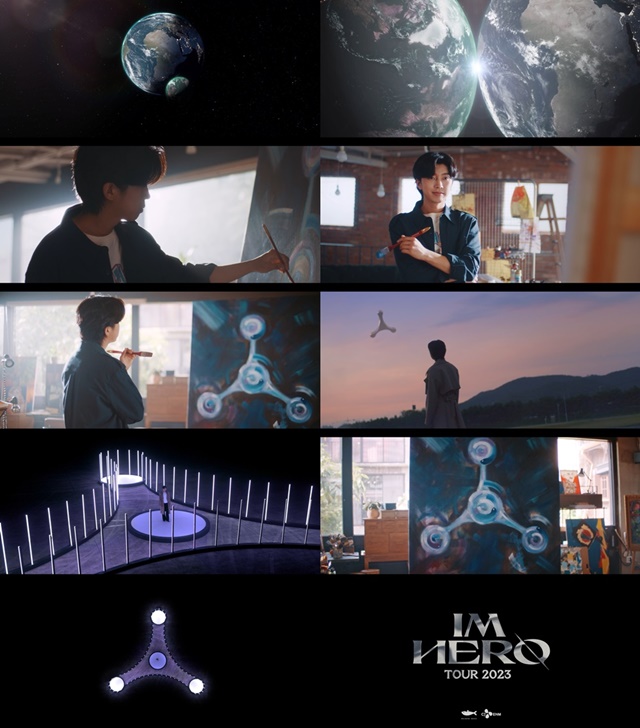 가수 임영웅이 티저 영상으로 2023 전국투어 콘서트 IM HERO 개최 소식을 알렸다. /물고기뮤직