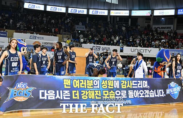 한국농구연맹(KBL)은 30일 서울 강남구 KBL센터에서 이사회를 열고 KCC의 연고지 변경을 승인했다. 이로써 호남에 있던 유일한 농구팀이 사라지게 됐다./KCC이지스 홈페이지 캡처