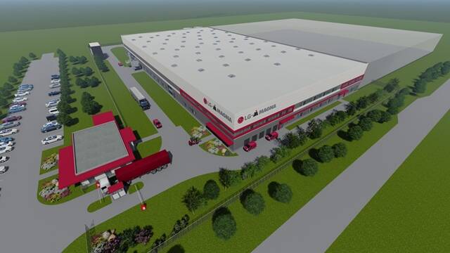 LG마그나 이파워트레인은 4일 헝가리 북동부 미슈콜츠시에 전기차 부품 생산공장을 구축한다고 발표했다. 사진은 공장 콘셉트 이미지. /LG마그나