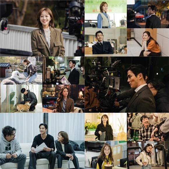 이 연애는 불가항력 제작진이 애정성사술보다 강한 배우들의 촬영장 비하인드 컷을 공개했다. /JTBC