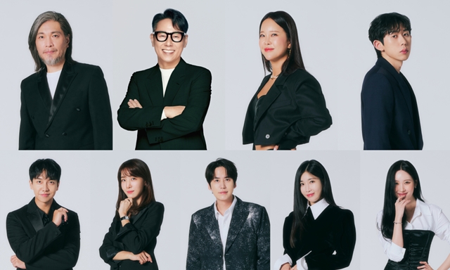 임재범, 윤종신, 백지영, 코드 쿤스트, 선미, 이해리, 규현, 김이나, 이승기(왼쪽 위부터 시계방향)가 JTBC 싱어게인3에 출연한다. /JTBC