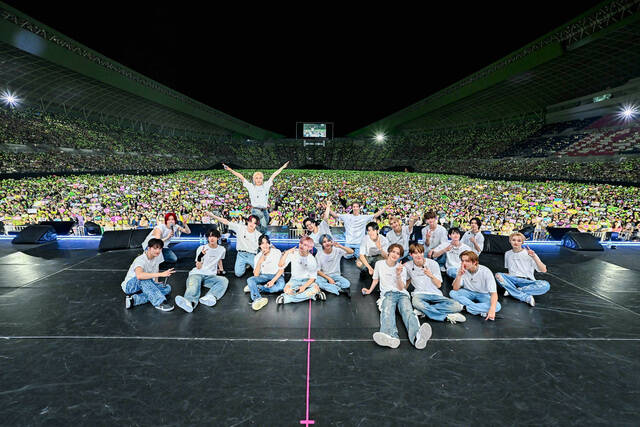NCT는 오는 16~17일 도쿄 아지노모토 스타디움에서 일본 스타디움 투어의 열기를 이어간다. /SM