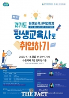  경기도평생교육진흥원, 18일 ‘평생교육사 취업특강’ 개최