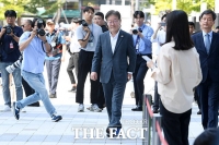  '단식 13일차' 검찰 출석하는 이재명 대표 [포토]