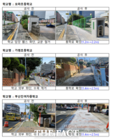  부산시교육청, 5개 학교 담장 이동으로 '안심 통학로' 확보