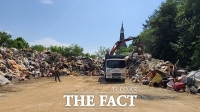  청주시, 임시적환장 내 수해 쓰레기 처리 완료