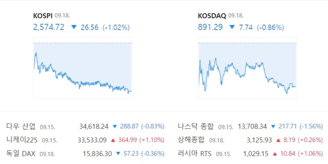 코스닥은 전 거래일 대비 7.74포인트 하락한 891.29에 장을 닫으면서 이틀 연속 하락세를 이어갔다. /더팩트 DB