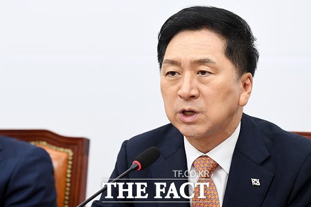 발언하는 김기현 대표.
