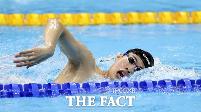 한국이 아시안게임 수영 국가대표들이 각종 종목에서 연이어 메달을 따며 승리의 기쁨을 누렸다. / 더팩트 DB