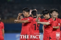  황선홍호 8강 진출, 키르기스탄과 경기 5대1 승리