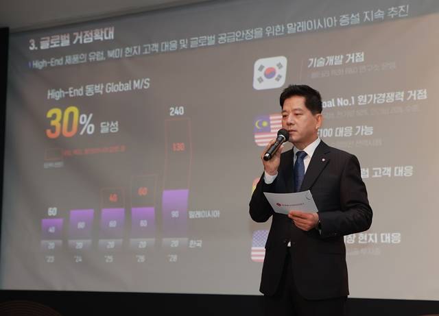 김연섭 롯데에너지머티리얼즈 대표는 지난달 27일 총 자사주 총 2500주를 사들였다. /롯데에너지머티리얼즈