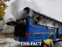  충남서 버스 화재·택시 추락 사고 잇따라