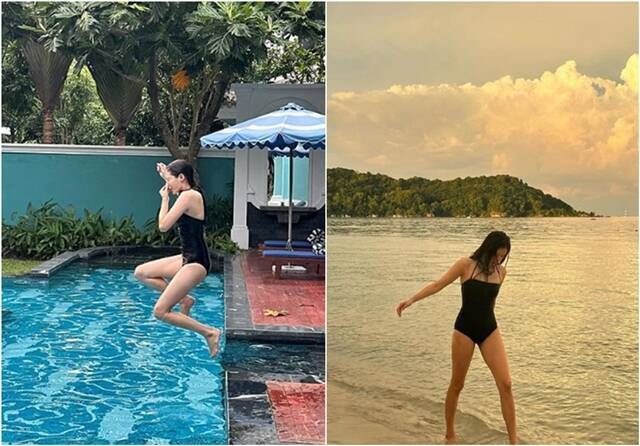 조국 전 법무부 장관의 딸 조민 씨가 최근 베트남 휴가지에서 찍은 수영복 사진을 인스타그램에 게재했다. /조민 인스타그램