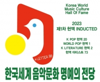  ㈔한국저작권단체연합회, 2023 제1차 헌액 INDUCTED 발표